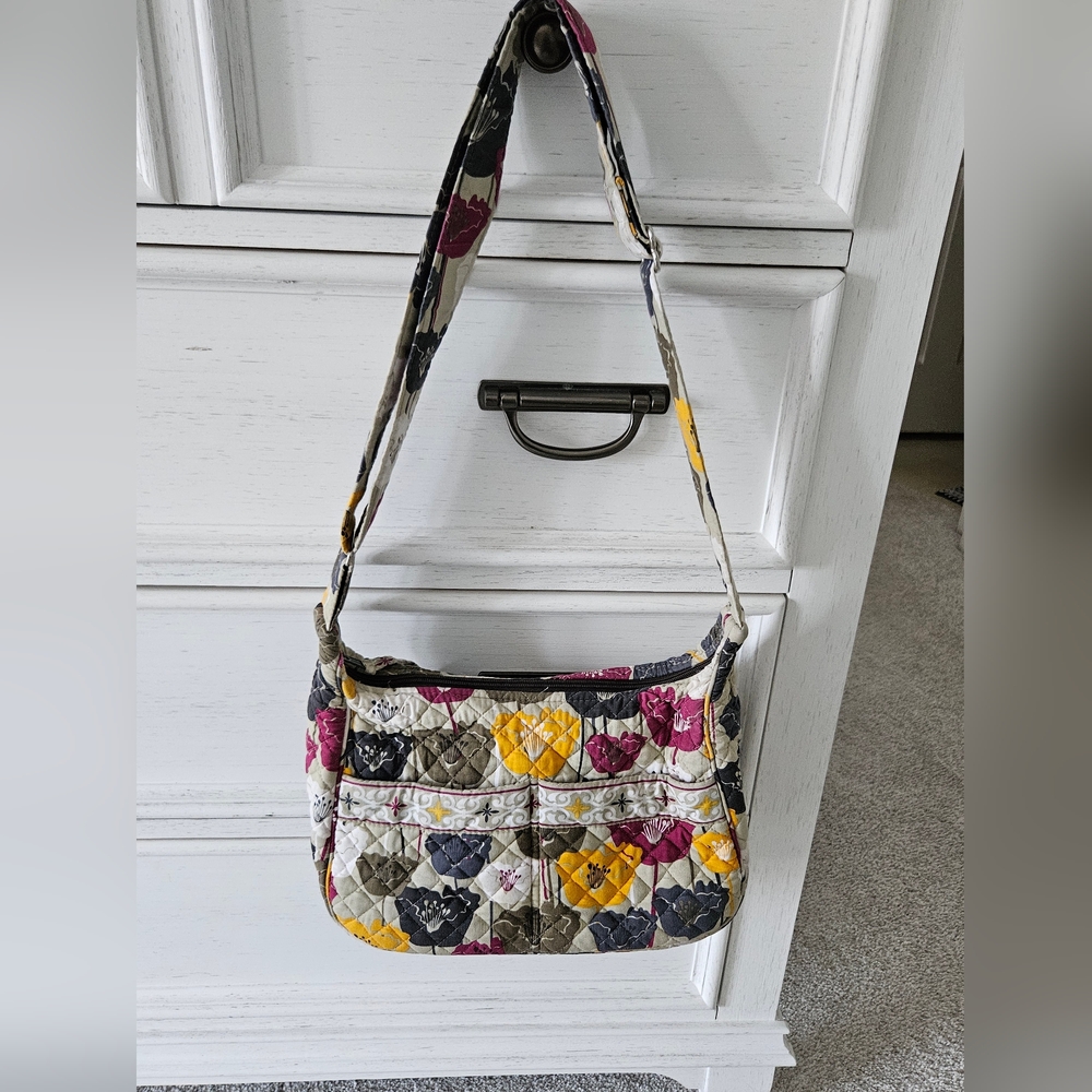STEPHANIE DAWN Floral Quilted Shoulder/Crossbody Bag